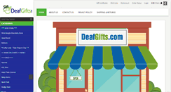 Desktop Screenshot of deafgifts.com