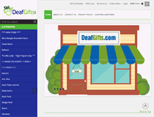 Tablet Screenshot of deafgifts.com